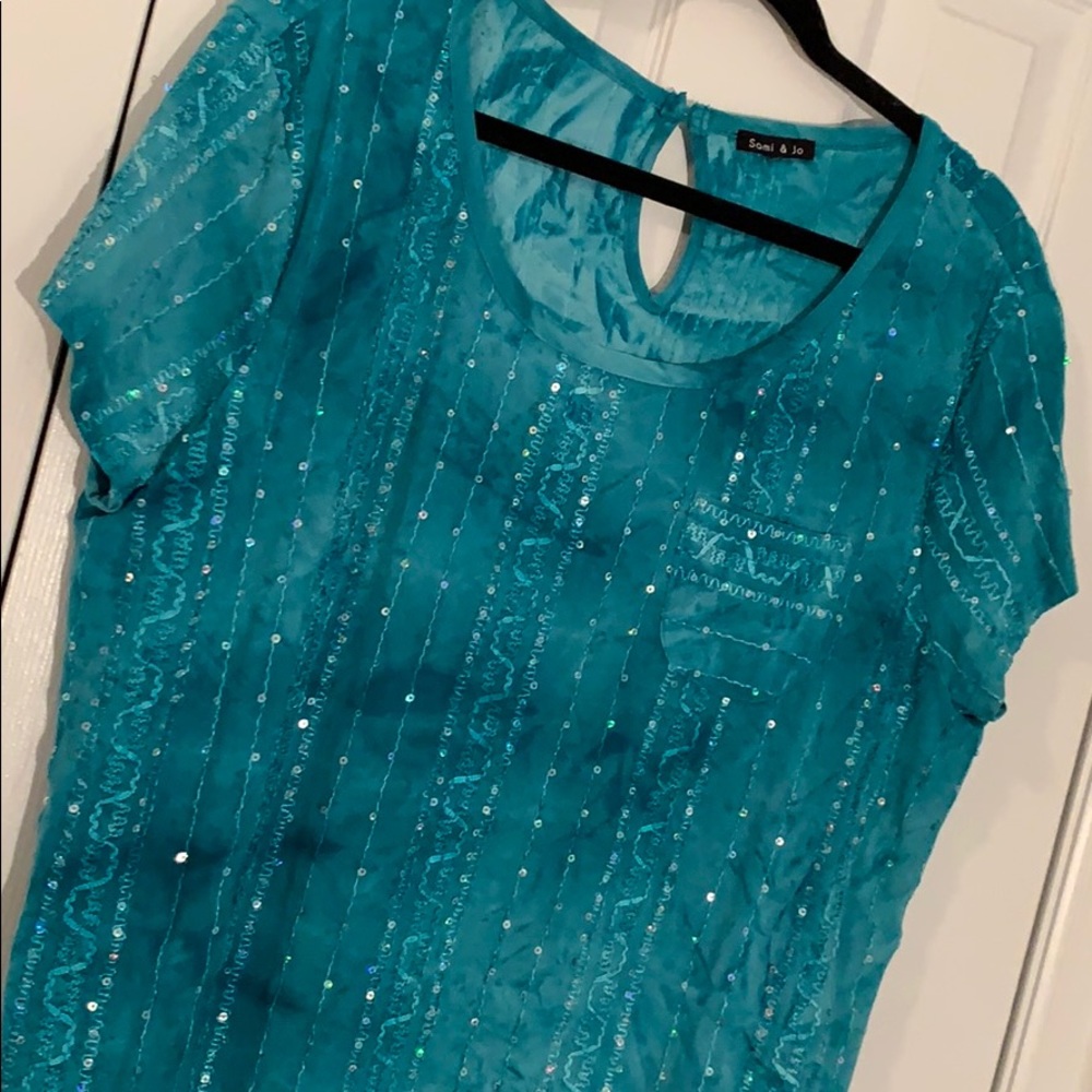 Sami & Jo Sequined blouse Women’s XL